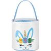 BTHRORO Cestino di Pasqua per bambini, Adorabile Unicorno Borse Cestini Pasquali con Manico per la Caccia alle Uova e Giochi, sacchetti per feste di Pasqua