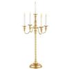Inweder Candelabri per Matrimonio Candelabri da Terra Alti - Candelabri a 5 Bracci Oro Inweder 71cm Portacandele a Spirale in Metallo Portacandele Antichi per Centrotavola Natale Eventi Cerimonia Ricevimento