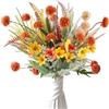 CYIOU Bouquet Fiori Finti da Esterno Interno per Decorazioni Artificiali