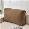 uyeoco Cuscino da Lettura per Letto e Divano Imbottito Schienale Cuscinoni Matrimoniale/Singolo Cuscini Testata Letto Rimovibile Grande Cuscino da Parete Supporto Lombare Cuscino(E4,1_100X45X12CM)