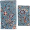 PIP Studio Coppia asciugamani di spugna Secret Garden-Blu