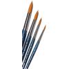 TINTORETTO Serie 943 Set 14 PENNELLI Manico Corto Pelo Sintetico TONDI N.000, 00, 0, 1, 2, 3, 4, 5, 6, 8, 10, 12, 14, 16