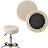 uyeoco 2 Pezzi Copri Sgabello Rotondo/Rettangolare Copri Pouf da Bar Copriseduta Sedie Alta Elasticità Fodera per Sedia Lavabile Cuscino Copridivano Coprisgabello da Bar ( Color : 15@ , Size : 35-40cm/14-16i