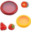 Yuannee Contenitori per Alimenti Ermetici,2 PCS Silicone Fruit Storage Box Contenitori Frigorifero Organizer Scatola Riutilizzabile in Silicone per Frutta Verdura Limoni e Alimenti Freschi