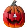 matches21 HOME & HOBBY Lanterna XXL a forma di zucca come decorazione a LED per Halloween, 28 x 25 cm, grande lanterna in ceramica Jack-O, decorazione per esterni, decorazione di zucca per interni ed esterni