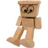 Generico Shaking Wooden Man Figurine, Charming Little Wooden Figure That Sways, Handmade Shaking Feet Little Man, Funny Interior Car Ornaments For Car Dashboard
