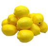 Aisamco 15 pezzi Limoni artificiali 10 cm x 7 cm Frutta finta Limoni gialli artificiali Schiuma di limone per la cucina domestica Ciotola di frutta finta Ghirlanda di limone Decorazione ghirlanda