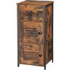 HOOBRO Armadietto, Comodino con ripiano Regolabile all'Interno e Cassetto, Credenza, Mobiletto, Tavolino, Multifunzionale, Industriale, Camera da Letto, Soggiorno, Cucina, Corridoio EBF15CW01