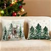 WEITAPYT 2 PCS Natale Federe Cuscini, Fodere per Cuscini Natale, Cuscino Natalizio, Natales Federe Cuscino 45 X 45, Decorazioni Natalizie Adatte A Camere da Letto, Divani E Letti/G