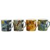 The Leonardo Collection Lesser And pavey Tazza in Ceramica | Van Gogh | Set di 4-12x8x9 cm