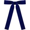 CWOQOCW Confezione da 36 fiocchi in velluto per albero di Natale, decorazioni con nastro in velluto con fascette dorate per ghirlande festive e decorazioni eleganti (blu scuro)