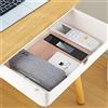 DBREAKS Cassetto sotto scrivania (33 * 23.5 * 8.5cm) | Bianco Cassetto Autoadesivo Nascosto, Cassetto Organizer Cassetti Nascosto, Cassetti Sotto Scrivania, Cassetti Autoadesivi