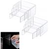 Loopunk 2 Set Alzate di Display Acrilico, espositore plexiglass, Gioielli Display Alzate Scaffale Vetrina Infissi per Display, per Figure, Buffet, Cupcake e Banchi Gioielli Vetrine (6 Pezzi)