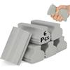 DYMHQ 6 Pezzi Spugna per Spolverare Umida Assorbente, Durevole Damp Clean Duster Riutilizzabile, Spugnette Magica per la Pulizia della Polvere Casa Battiscopa Sfiato Ventilatore Soffitto