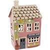 Shudehill Giftware Village Pottery Portacandele in ceramica Dipinto a Mano per Candela Riscaldatore Piatto - Negozio di Fiori, Sala da Tè, Negozio di Antiquariato, Vecchio Panetteria e Negozio di