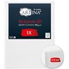 Artina Tele per Dipingere 50x70 cm - 100% Cotone, Spessore Alto 3D Premium 380g/m² Tela per Dipingere - Tele per Pittori - FSC® Telaio in Legno Comodo e Resistente - Tele Pittura