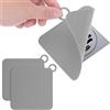 WLLHYF Confezione da 2 Tappi da Bagno in Silicone Tappi di Scarico in Gel di Silicone per Doccia Tappetino di Scarico a Pavimento per Vasca da Bagno per Bagno, WC, Cucina e Lavanderia (Grigio)