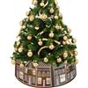 Generico Collare Per Albero Di Natale A LED, Gonna Per Casetta Di Pan Di, Base Per Alberi Luminosi, Anello Riutilizzabile Per Articoli Natalizi, Decorazione Per Albero Di Natale