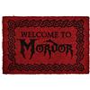 Elbenwald Herr der Ringe Zerbino Il Signore degli Anelli Benvenuti in Mordor 60x40x1,5cm Rosso Cocco