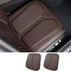 Ywooon Cuscino per Sedile Auto, Cuscino Ergonomico per Sedile Auto in Memory Foam, Cuscino per Sedile Auto Coprisedile Confortevole, Allevia Dolore Lombare e Sciatica (Marrone,2pcs)
