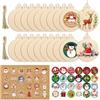 ZXTGBQ 20 Pezzi Palline di Natale Vuote Trasparenti DIY, Palle di Natale Tonde da Appendere, Decorazioni per Alberi di Natale, Decorazioni Sospese per Le Vacanze, per Decorare l'Albero di Natale