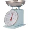 PLINT New 3KG Traditional Weighing Kitchen Scale With Stainless Steel Bowl, Retro Scales Mechanical Vintage, Retro Food Scales with Large Metal Bowl (Ice Color)