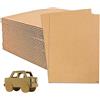 GBKDQQ 30 pezzi di cartone ondulato, formato A4 (210 x 297 mm), spessore 3 mm, per bricolage, pittura, modellazione, artigianato