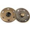 Anevous Set di 20 bottoni automatici in rame, diametro bottone a pressione, bottoni automatici in metallo, per cucito, vestiti, borse, scarpe, riparazione di cucito, bronzo, 25 mm