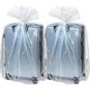 Sibosen Sacchetti extra large in plastica trasparente, 100 x 150 cm, 100 x 150 cm, enormi sacchetti di plastica per bagagli, valigie, mobili, trapunte, sedie, biciclette per bambini, giocattoli di