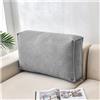 uyeoco Cuscino da Lettura per Letto e Divano Imbottito Schienale Cuscinoni Matrimoniale/Singolo Cuscini Testata Letto Rimovibile Grande Cuscino da Parete Supporto Lombare Cuscino(E1,1_90X45X12CM)