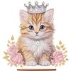 DCIDBEI Pittura Diamante 5D Fai da Te Animali Gatto Desktop Ornamento 13x20cm Pittura Diamante Decorazione da Tavolo Puzzle Diamond Painting Decorazione del Soggiorno e della Scrivania Gatto Regina