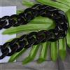Honge 4 * 3,3cm Catena Creativa in Resina a Forma di Grande Ossicino per Borsa, Tracolla per Borsa a Spalla, Catena per Borsa, Gioiello Accessorio per Catena