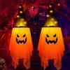 Aluusy Luci Halloween Decorazioni Esterno, 2 Fantasma Appeso di Halloween, LED Carnevale Deco Giardino Casa per Natale Carnevale, Fantasmi da Appendere Notturna per bambini 105×35.5cm