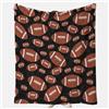 FCXVXCL Rugby Coperta di Flanella Morbida e Confortevole del Fumetto con Simpatici Divertenti e Colorati Motivi del Fumetto Adatto per Divani letto Bambini Decorazione 100 x150cm