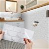 HUMOKI piastrelle autoadesive da parete 30x15 cm, marmo per cucina, bagno, soggiorno