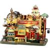 LEMAX Edificio in movimento e musica Christmas Cake Factory in resina H24.5 x 27.8 x 17.7 cm