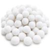 Perlin Pompon bianchi per fai da te, 20 mm, 125 pezzi, piccoli pompon | Morbide palline decorative effetto palla di neve per decorazioni natalizie, confezioni regalo, decorazione da tavolo e idee
