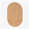 SKLUM Zerbino Ovale in Juta Naturale (73x46,5 cm) Never -
