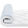 BedStory Topper in gel 90 x 200 cm, altezza 7,5 cm, in gel memory foam, H2 & H3, con rivestimento rimovibile e lavabile