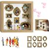 Generic Mini scatola fai da te con sagoma museale, 2026, scatola per ombre con museo e statuette in miniatura, regalo personalizzato per San Valentino, anniversario, compleanno e decorazione della casa