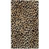 Surwin 3D Leopardo Telo Mare Grande, Asciugamano da Spiaggia in Microfibra - Asciugamano Asciuga Rapidamente, Telo Mare per Lestate Feste Bagno Viaggi Campeggio (Modello Animale,80x180cm)