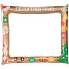 Heveer Cornice per Foto Gonfiabile di Natale Cornice per Selfie Oggetti di Scena per Feste Natalizie Decorazione per Feste 78x65 cm