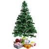 FineHome - Albero di Natale artificiale, 120-150-180 cm, con supporto, colore: verde, dimensioni: 150 cm