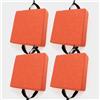 uyeoco Set di 4/2/1 Cuscino per sedia cucina in memory foam rimovibile spesso 3/5/8cm 25/28/30/35/40/45/50cm, cuscino antiscivolo, per sedie da pranzo,ufficio,Esterno,Giardino,Soggiorno(Color 1,4PCS_40X40X5C