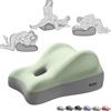 Generico Cuscino Intimo per Coppie - Sostegno Lombare e Gambe in Memory Foam 48x41x23 cm, Ideale per Relax e Benessere di Coppia, Design Anatomico per Maggiore Vicinanza e Piacere Condiviso (verde)