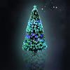 NAIZY Albero di Natale Artificiale 240cm con 300 Luci LED in PVC Verde e Supporto in Metallo - Kiefernnadel Colorato
