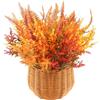 LEIMEND 9 Pezzi Piante Artificiali Autunnali Fiori Finti Autunnali