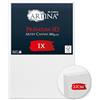 Artina Tele per Dipingere 20x30 cm - 100% Cotone, Spessore Alto 3D Premium 380g/m² Tela per Dipingere Piccole - Tele per Pittori - FSC® Telaio in Legno Comodo e Resistente - Tele Pittura