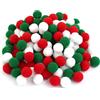 Duories 250 pezzi di pompon mini colorati, palline pompon da 20 mm, piccole cime di peluche, sfere di feltro soffici, decorazioni per feste di compleanno e matrimoni, divertenti per cucito, fai da te