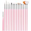 BinPhorm Pennelli per Torta Fondente,15 PCS Pennelli per La Decorazione della Torta Pennello per Pittura per Torte Biscotto Dolce Zucchero Fai da Te